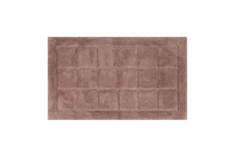 Badrumsmatta Square - 70x120 cm, Dusty Pink - Möbler - Tillbehör & accessoarer - Badrumstillbehör