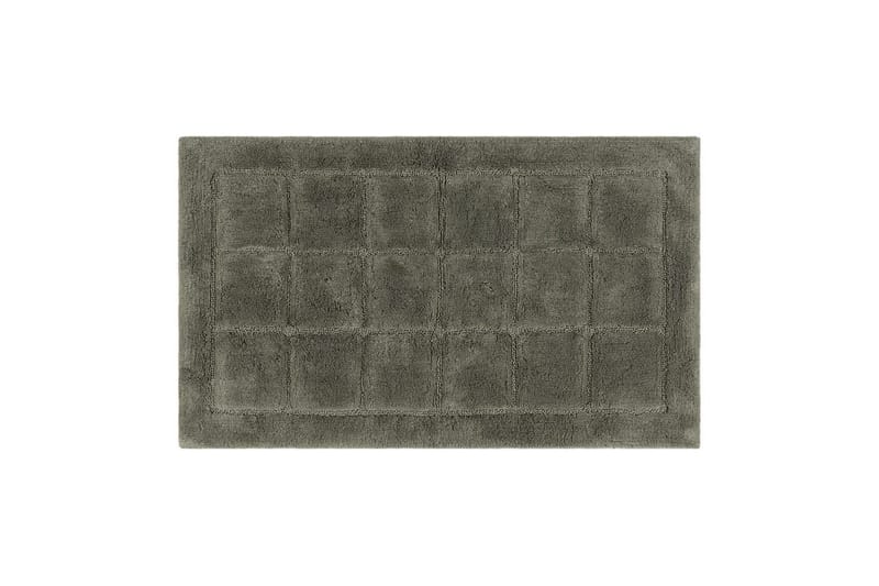 Badrumsmatta Square - 70x120 cm, Emerald Green - Möbler - Tillbehör & accessoarer - Badrumstillbehör