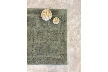 Badrumsmatta Square - 70x120 cm, Emerald Green - Textilier & mattor - Mattor - Små mattor
