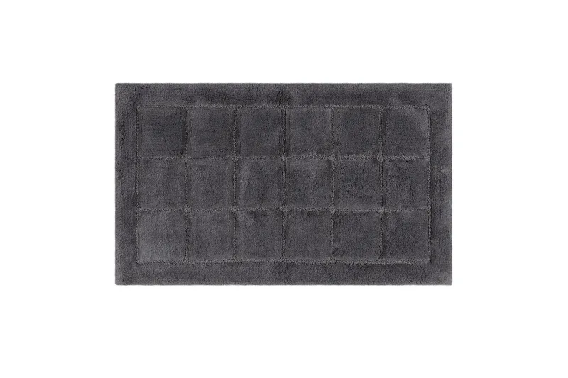 Badrumsmatta Square - 70x120 cm, Grey - Textilier & mattor - Mattor - Små mattor