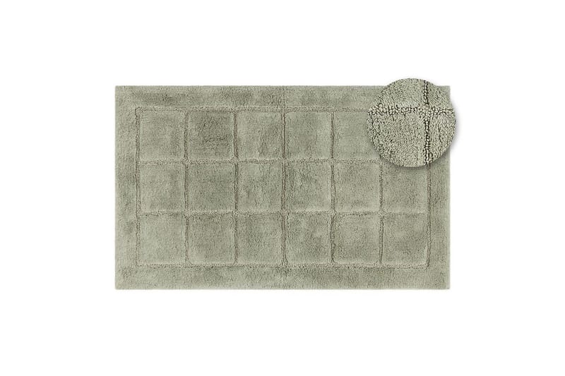 Badrumsmatta Square - 70x120 cm, Light Green - Textilier & mattor - Mattor - Badrumsmattor