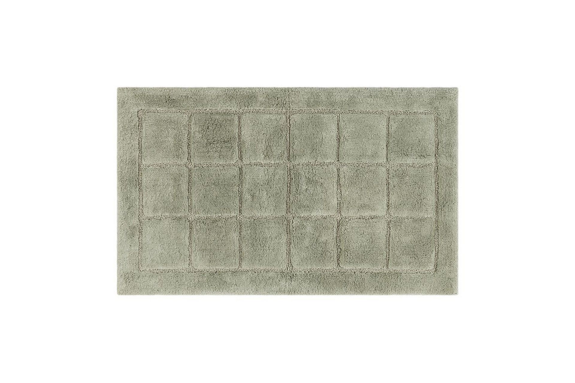 Badrumsmatta Square - 70x120 cm, Light Green