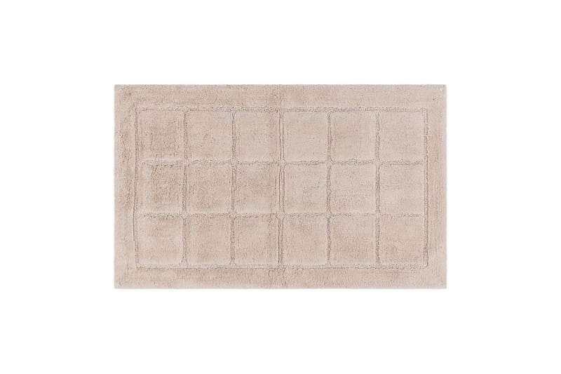 Badrumsmatta Square - 70x120 cm, Nature - Möbler - Tillbehör & accessoarer - Badrumstillbehör