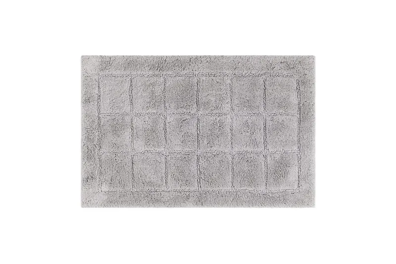Badrumsmatta Square - 70x120 cm, Silver - Textilier & mattor - Mattor - Små mattor