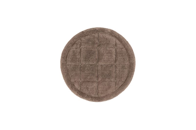 Badrumsmatta Square - 80x80 cm, Dark Linen - Möbler - Tillbehör & accessoarer - Badrumstillbehör