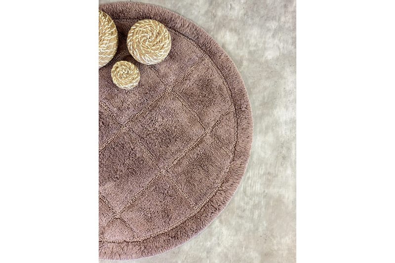 Badrumsmatta Square - 80x80 cm, Dusty Pink - Möbler - Tillbehör & accessoarer - Badrumstillbehör