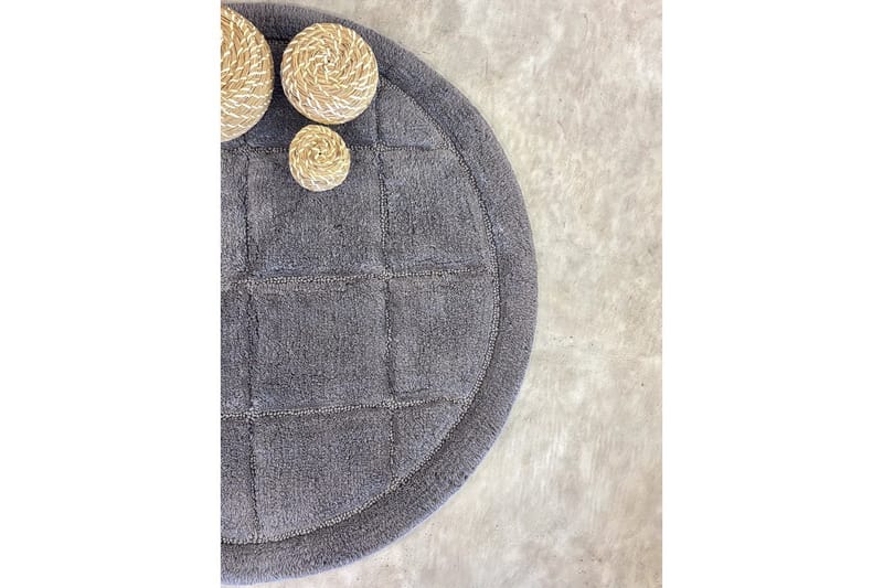 Badrumsmatta Square - 80x80 cm, Grey - Möbler - Tillbehör & accessoarer - Badrumstillbehör
