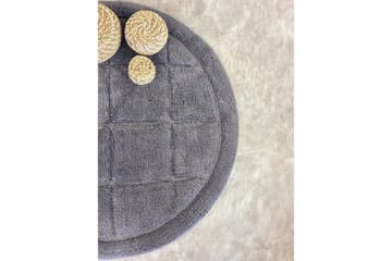 Badrumsmatta Square - 80x80 cm, Grey - Textilier & mattor - Mattor - Små mattor