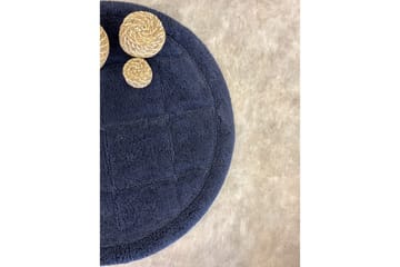 Badrumsmatta Square - 80x80 cm, Navy Blue - Textilier & mattor - Mattor - Små mattor