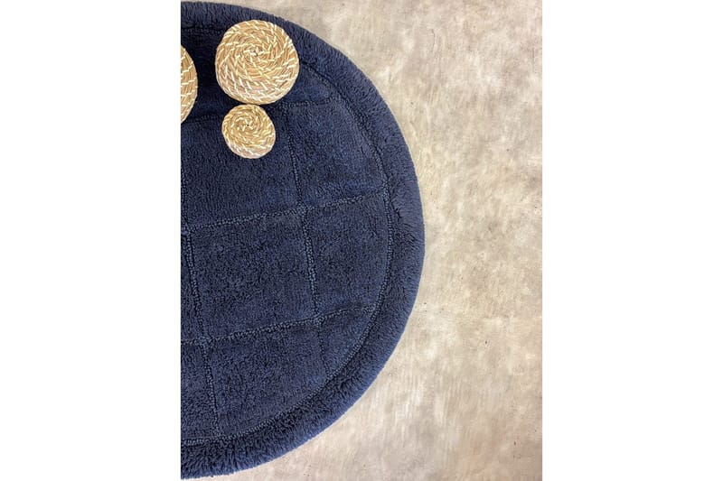 Badrumsmatta Square - 80x80 cm, Navy Blue - Textilier & mattor - Mattor - Badrumsmattor