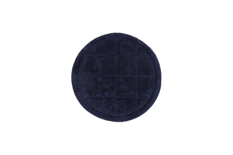 Badrumsmatta Square, 80x80 cm, Navy Blue