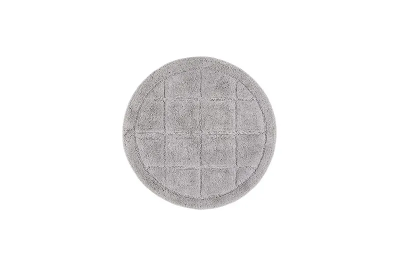 Badrumsmatta Square - 80x80 cm, Silver - Textilier & mattor - Mattor - Badrumsmattor