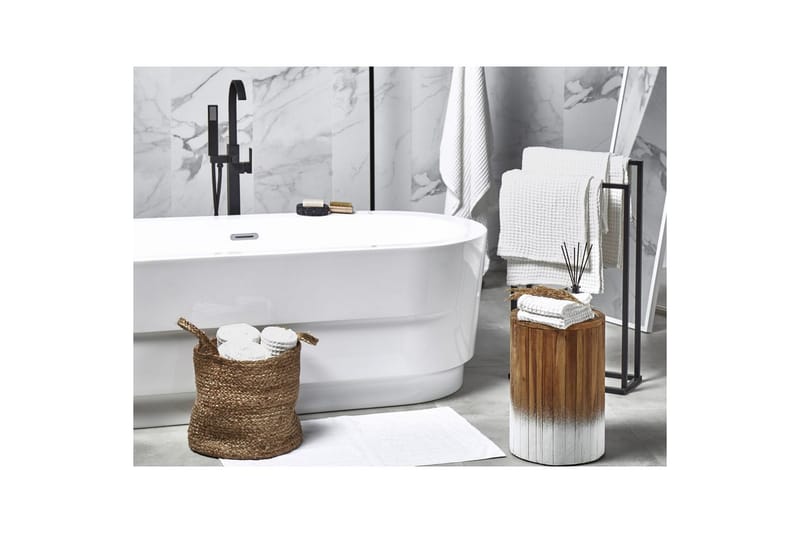 Handduk Areora set om 11 Vit - Vit - Möbler - Tillbehör & accessoarer - Badrumstillbehör - Handdukshängare