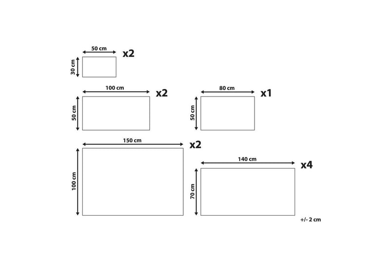 Handduk Areora set om 11 Vit - Vit - Textilier & mattor - Badrumstextilier