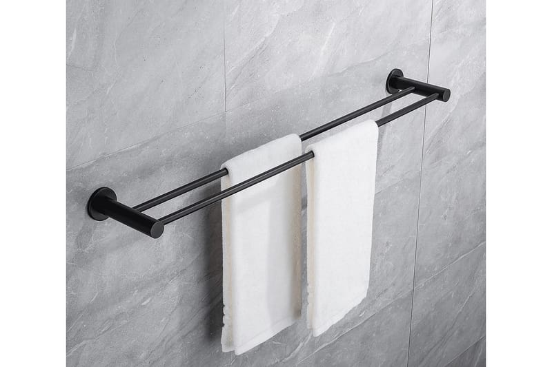 BATHLIFE AVLASTA Handduksstång 60 cm Dubbel Krom - Möbler - Tillbehör & accessoarer - Badrumstillbehör - Handdukshängare