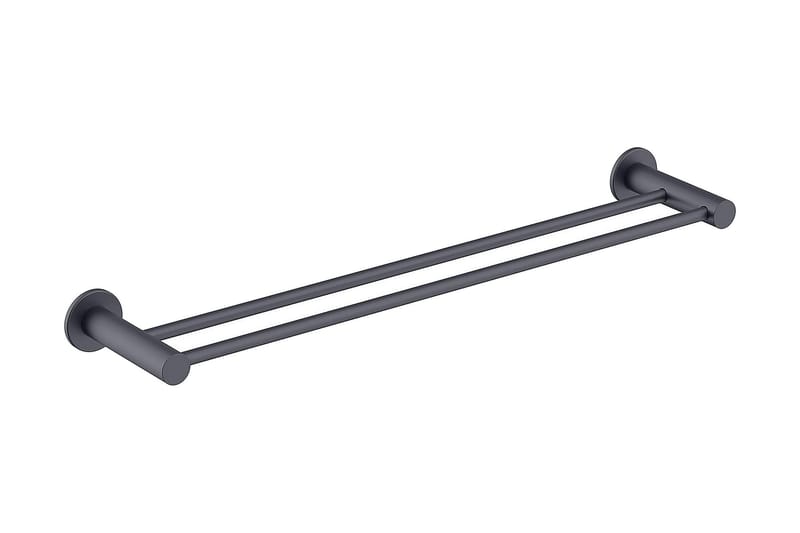 BATHLIFE AVLASTA Handduksstång 60 cm Dubbel Mattsvart - Möbler - Tillbehör & accessoarer - Badrumstillbehör - Handdukshängare
