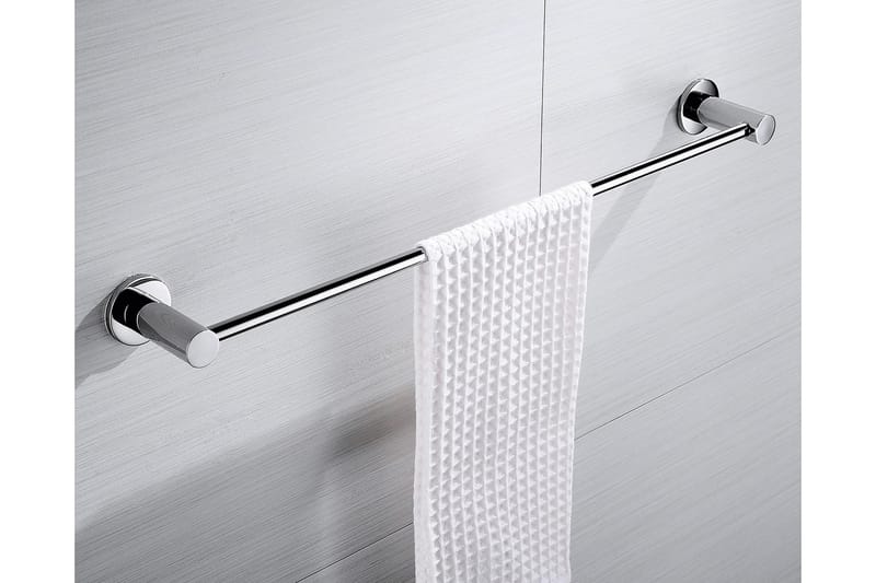 BATHLIFE LÄTTNAD Handduksstång 60 cm Enkel Mattsvart - Möbler - Tillbehör & accessoarer - Badrumstillbehör - Handdukshängare
