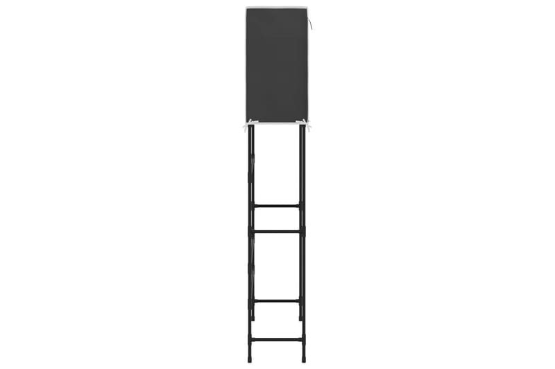 beBasic Hylla för tvättmaskin med 2 hyllplan svart 71x29,5x170,5cm järn - Möbler - Tillbehör & accessoarer - Badrumstillbehör - Handdukshängare