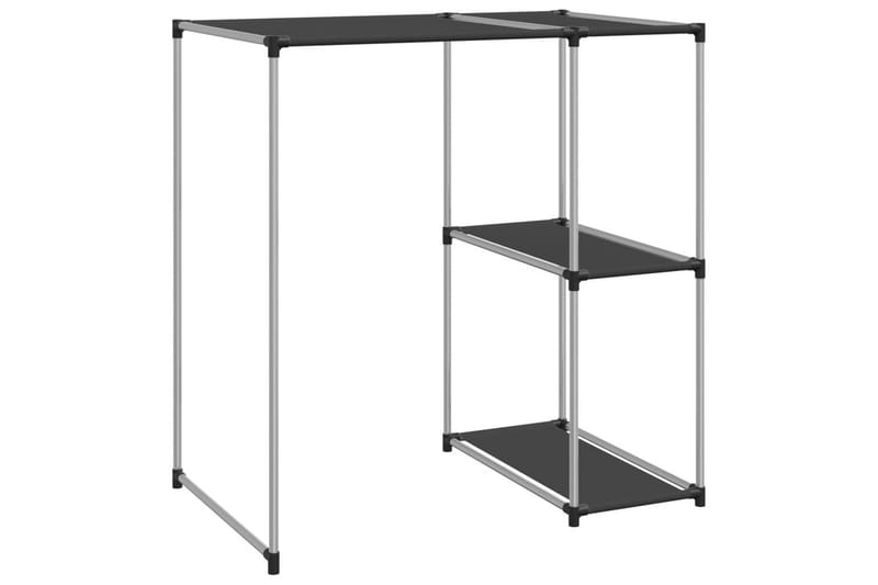 beBasic Hylla för tvättmaskin svart 87x55x90,5 cm järn - Möbler - Tillbehör & accessoarer - Badrumstillbehör - Handdukshängare