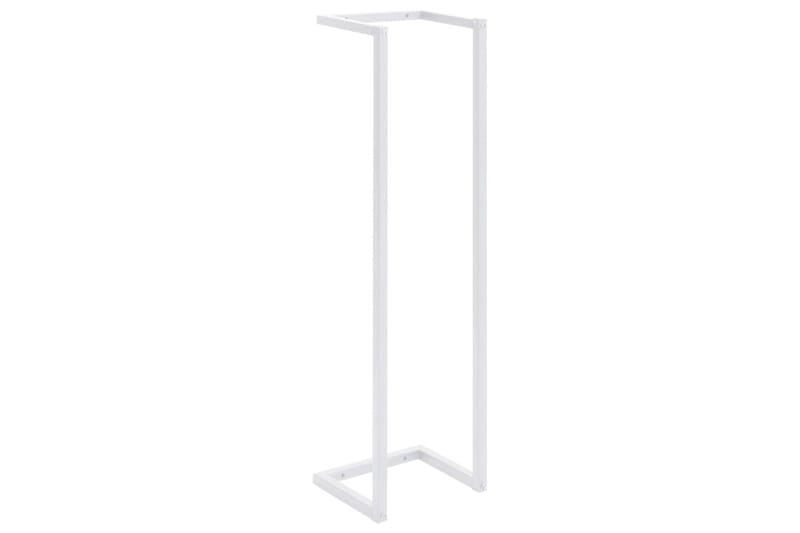 Handdukshängare vit 25x20x95 cm stål - Vit - Möbler - Tillbehör & accessoarer - Badrumstillbehör - Handdukshängare