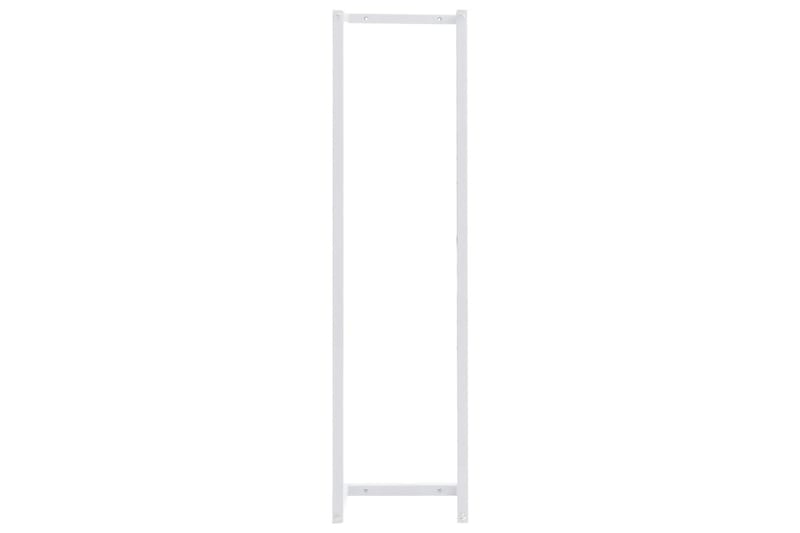 Handdukshängare vit 25x20x95 cm stål - Vit - Möbler - Tillbehör & accessoarer - Badrumstillbehör - Handdukshängare