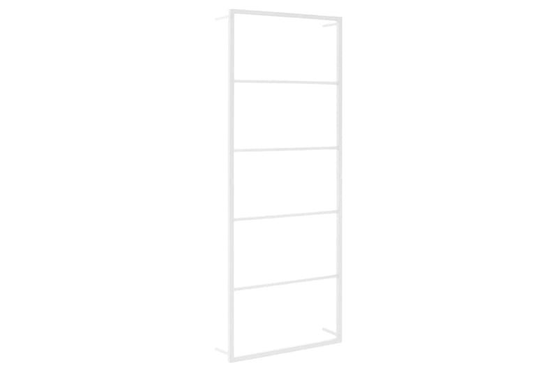 Handdukshängare vit 45x10x115 cm stål - Vit - Möbler - Tillbehör & accessoarer - Badrumstillbehör - Handdukshängare