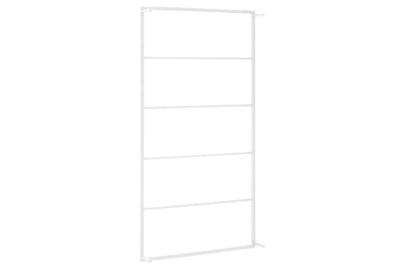 Handdukshängare vit 60x10x116 cm stål - Vit - Möbler - Tillbehör & accessoarer - Badrumstillbehör - Handdukshängare