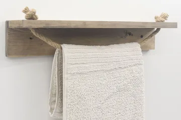 Raianna Handdukshållare 50 cm - Valnöt - Möbler - Tillbehör & accessoarer - Badrumstillbehör - Handdukshängare