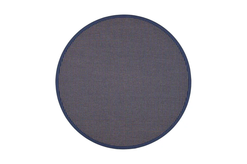 Lyyra Matta Rund 200 cm Blå - Vm Carpet - Möbler - Tillbehör & accessoarer - Badrumstillbehör