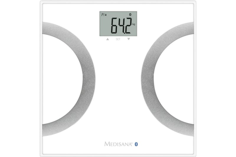Medisana Kroppsanalysvåg BS 445 vit 180 kg 40441 - Vit - Badrumstillbehör - Personvågar