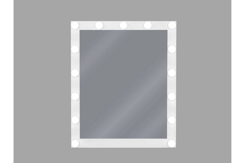QUINESHIA Spegel LED 50x60 cm Transparent - Möbler - Tillbehör & accessoarer - Badrumstillbehör