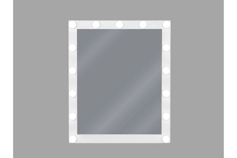 QUINESHIA Spegel LED 50x60 cm Transparent - Badrumstillbehör - Sminkspegel