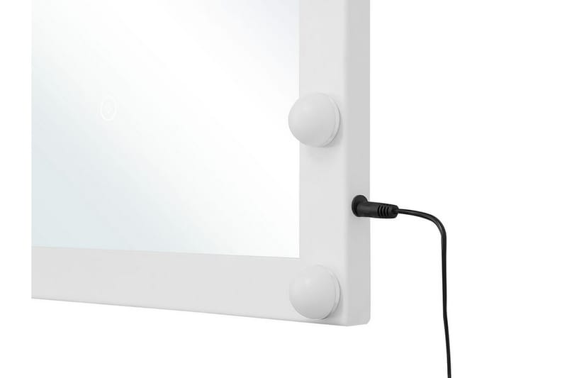 QUINESHIA Spegel LED 50x60 cm Transparent - Möbler - Tillbehör & accessoarer - Badrumstillbehör
