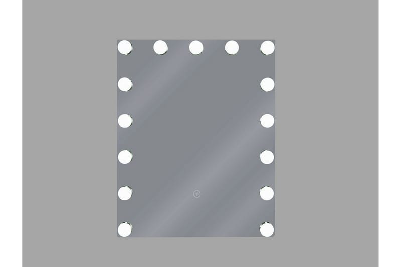 RAISANEN Spegel LED 40x50 cm Transparent - Badrumstillbehör - Sminkspegel