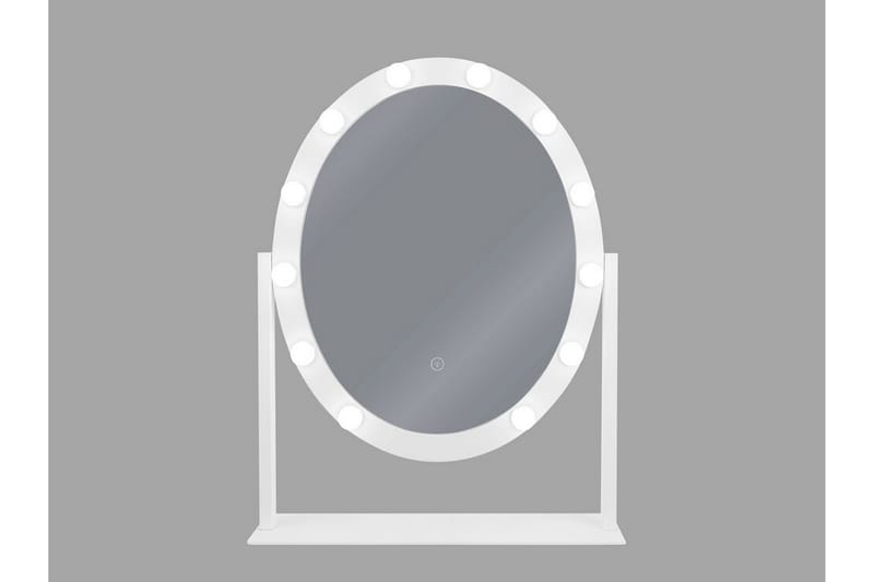 RESPRESS Spegel LED 50x60 cm Vit - Badrumstillbehör - Sminkspegel
