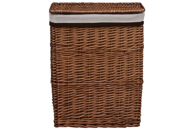 Stapelbar tvättkorg brun pil - Brun - Möbler - Tillbehör & accessoarer - Badrumstillbehör