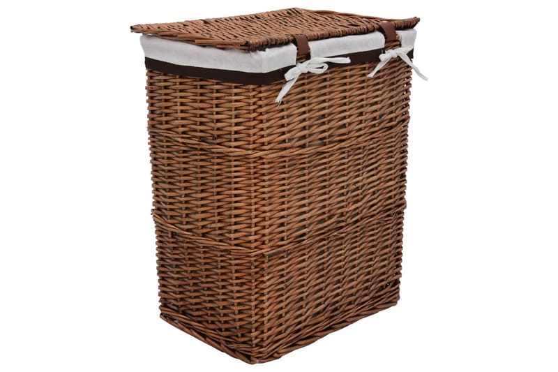 Stapelbar tvättkorg brun pil - Brun - Möbler - Tillbehör & accessoarer - Badrumstillbehör