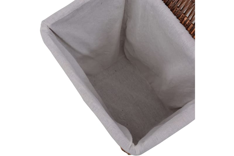 Stapelbar tvättkorg brun pil - Brun - Möbler - Tillbehör & accessoarer - Badrumstillbehör