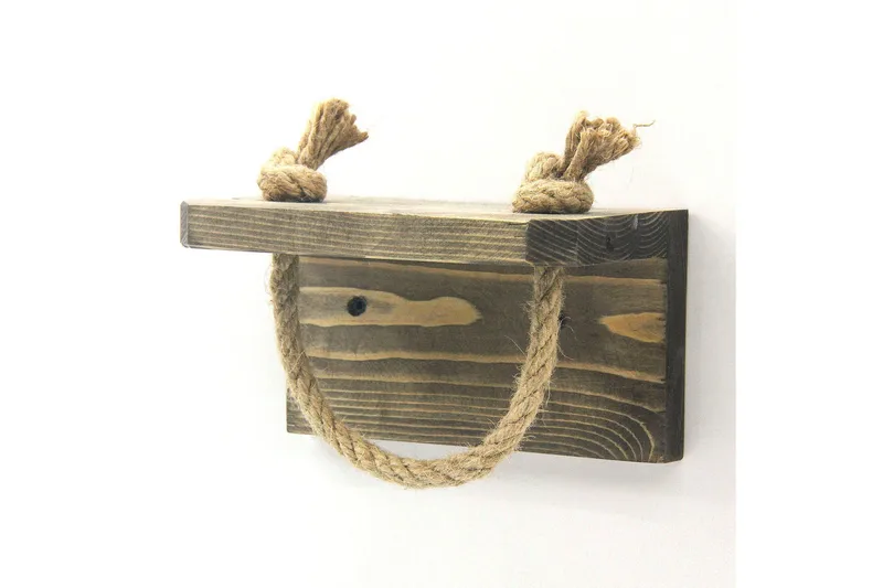 Caponetto Toalettpappershållare 17 cm - Valnöt - Möbler - Tillbehör & accessoarer - Badrumstillbehör - Toalettpappershållare