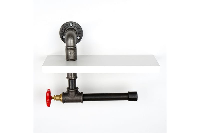 Chandina Toalettpappershållare 30x14 cm - Vit - Möbler - Tillbehör & accessoarer - Badrumstillbehör - Toalettpappershållare