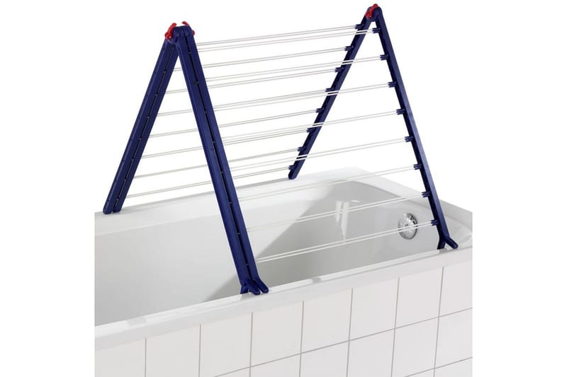 Leifheit Torkställning för badkar Pegasus Bath 190 81702 - Möbler - Tillbehör & accessoarer - Badrumstillbehör - Toalettpappershållare