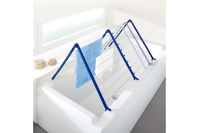 Leifheit Torkställning för badkar Pegasus Bath 190 81702 - Möbler - Tillbehör & accessoarer - Badrumstillbehör - Toalettpappershållare