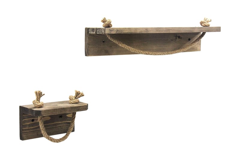 Shauntina Toalettpappershållare 17 cm, Valnöt