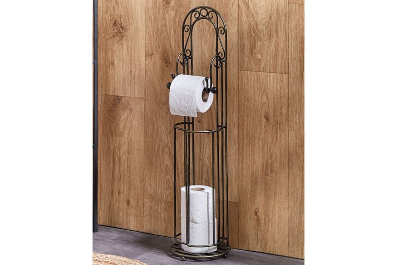Toalettpappershållare Temuco Svart - Svart - Möbler - Tillbehör & accessoarer - Badrumstillbehör - Toalettpappershållare