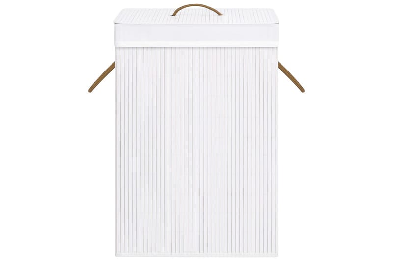 Tvättkorg bambu vit - Vit - Möbler - Tillbehör & accessoarer - Badrumstillbehör