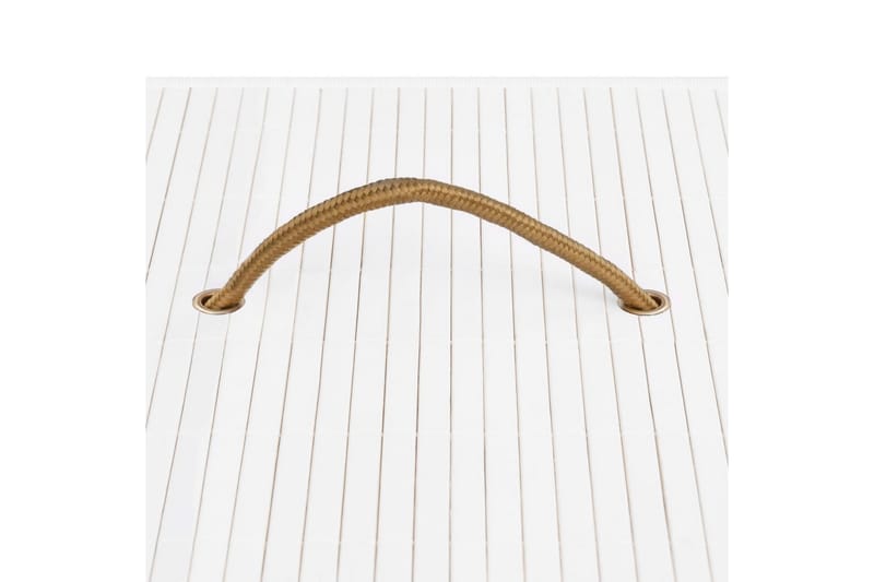 Tvättkorg bambu vit - Vit - Möbler - Tillbehör & accessoarer - Badrumstillbehör