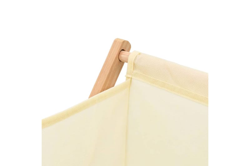 Tvättkorg cedarträ och tyg 42x41x64 cm beige - Beige - Möbler - Tillbehör & accessoarer - Badrumstillbehör