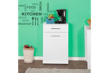 Tvättkorgsskåp 52x83 cm - Vit - Möbler - Tillbehör & accessoarer - Badrumstillbehör