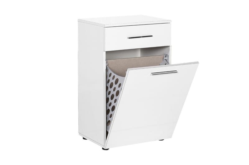 Tvättkorgsskåp 52x83 cm - Vit - Möbler - Tillbehör & accessoarer - Badrumstillbehör