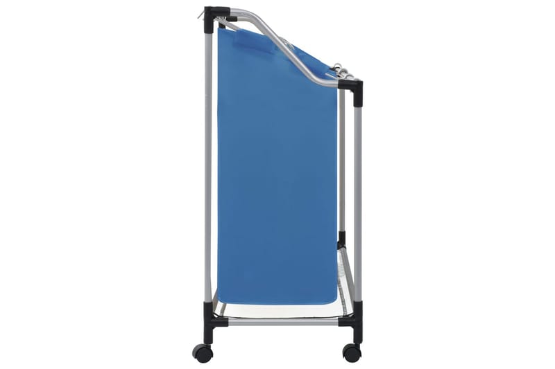 Tvättsorterare med 3 påsar blå stål - Blå - Möbler - Tillbehör & accessoarer - Badrumstillbehör